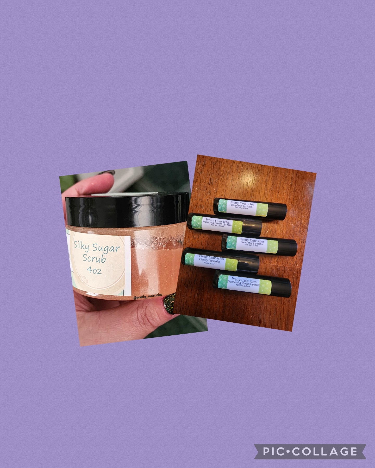 Silky Sugar Scrub, Sugar Scrub Bars, Foaming Hand Soap, & Lip Balm