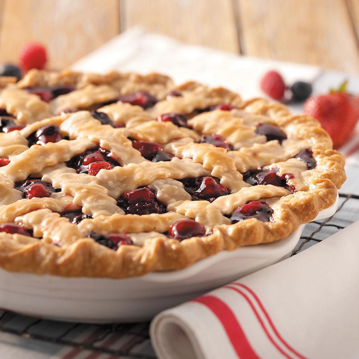 Berries & Creme Pie